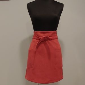 Soft knee length skirt